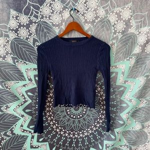 Forever 21 Navy Long-sleeve